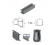 KIT TIRADOR RT16 INOX BRILLO REPULIDO 2,70MTS